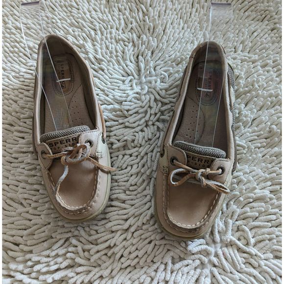 Sperry Top Sider womens leather/syn upper boat shoes  SZ 6 - Picture 1 of 13